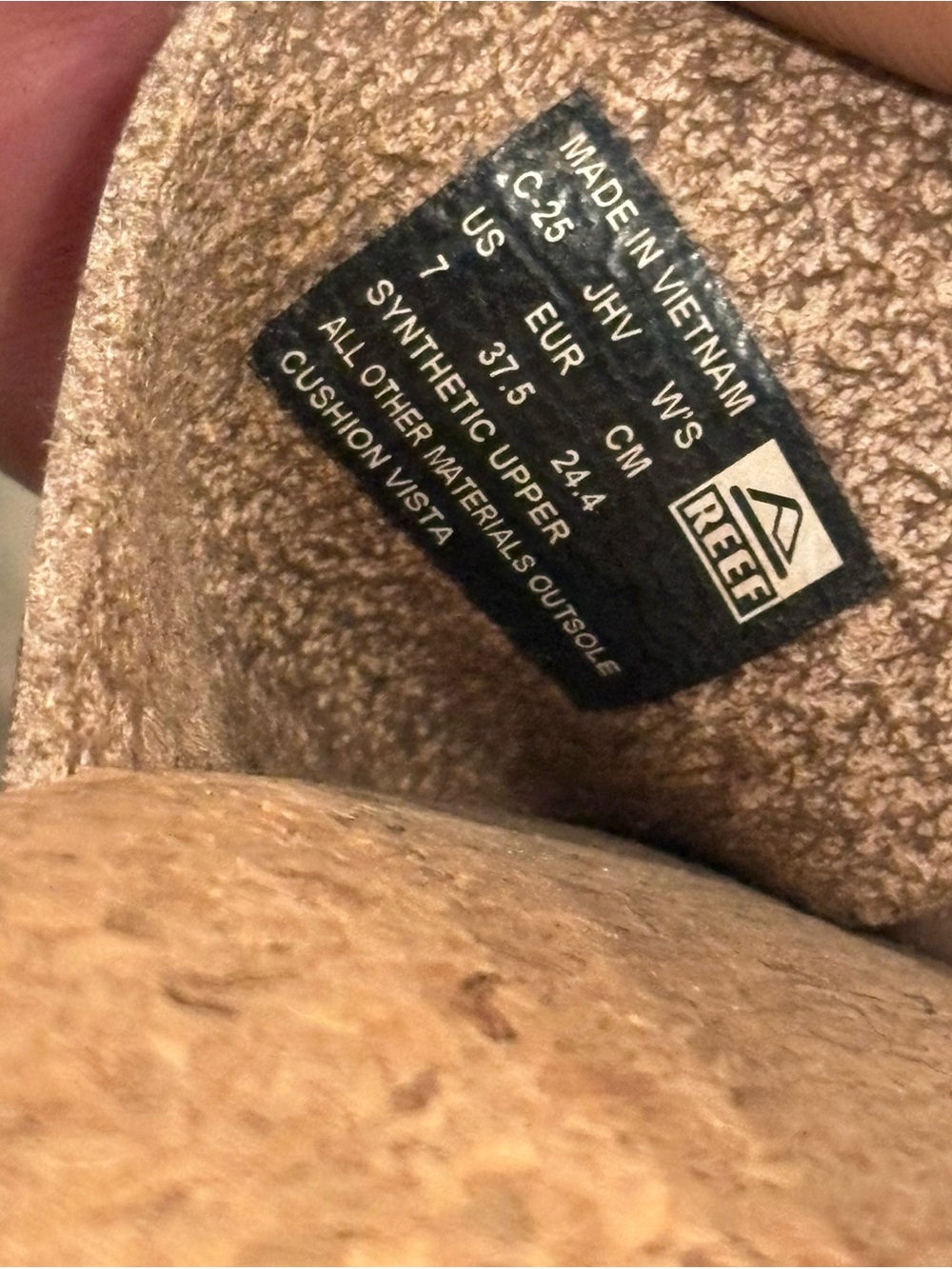 Reef womens Double-Strap Slide Sandals in Brown/Tan - Picture 3 of 3